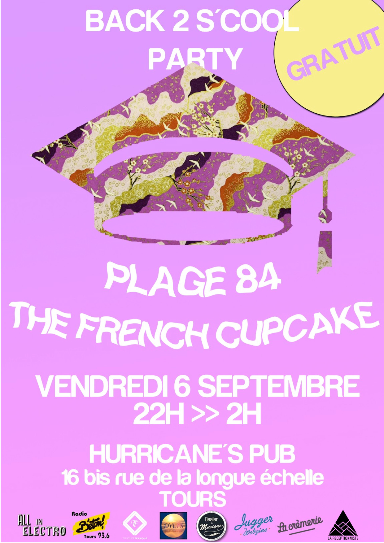 PLAGE 84 X THE FRENCH CUPCAKE @HURRICANE’S BAR